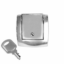 Draw Bolt Latch Die-Cast Chrome Draw Latch with Key Lock Briefcase Flight Case