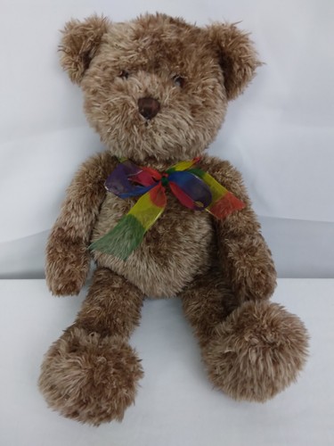 Vintage GUND Bearessence Stuffed Teddy Bear Plushie Brown 16 Inches - Picture 4 of 10