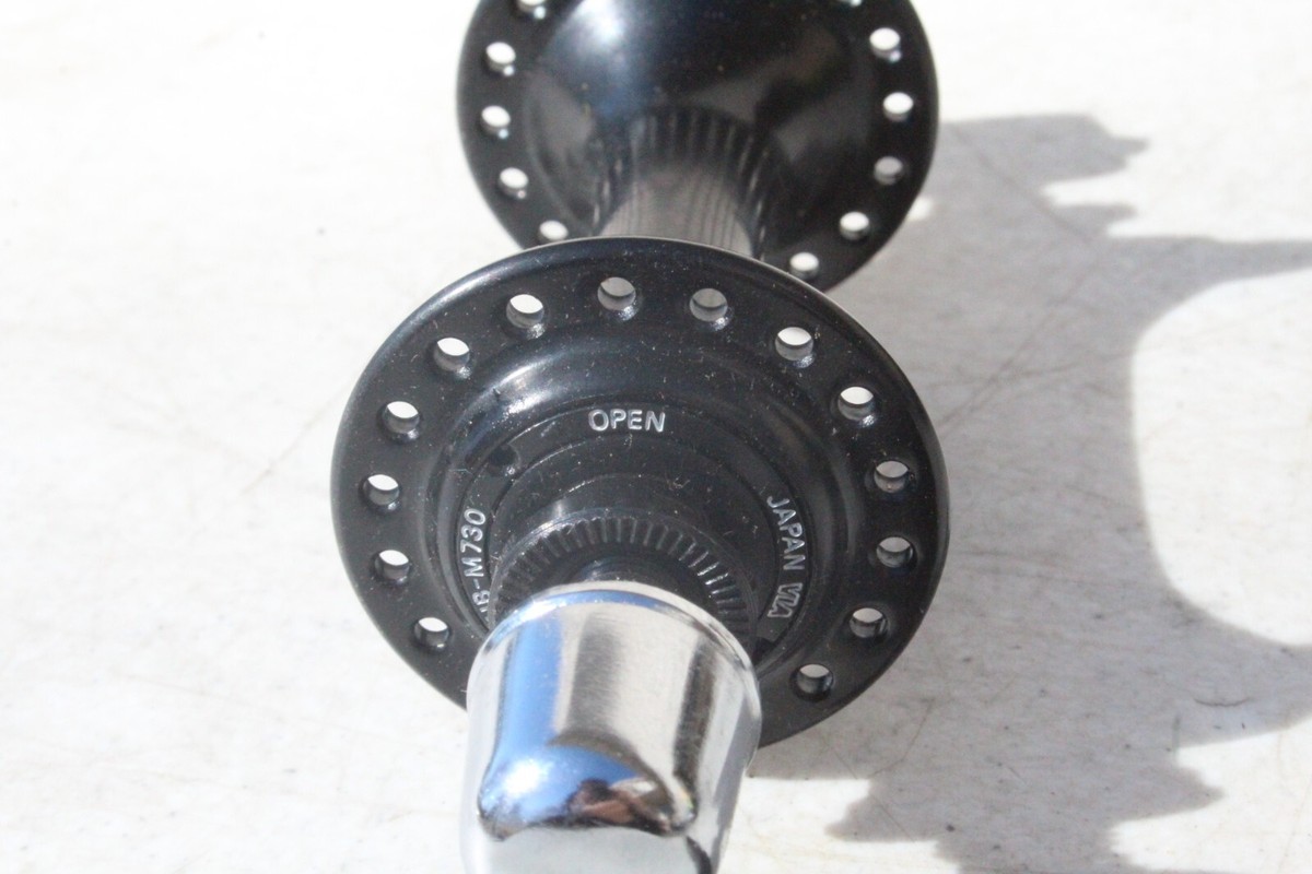 RARE NOS SHIMANO DEORE XT HB-M730 Front Hub 36 Hole BLACK Bike | eBay