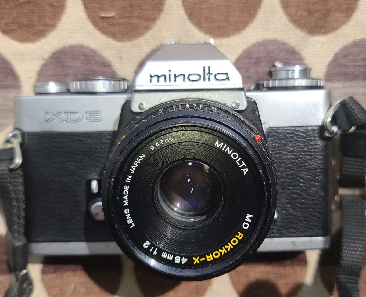 MINOLTA ミノルタ XG-S & MD ROKKOR 50mm F1.7 オールドレンズ