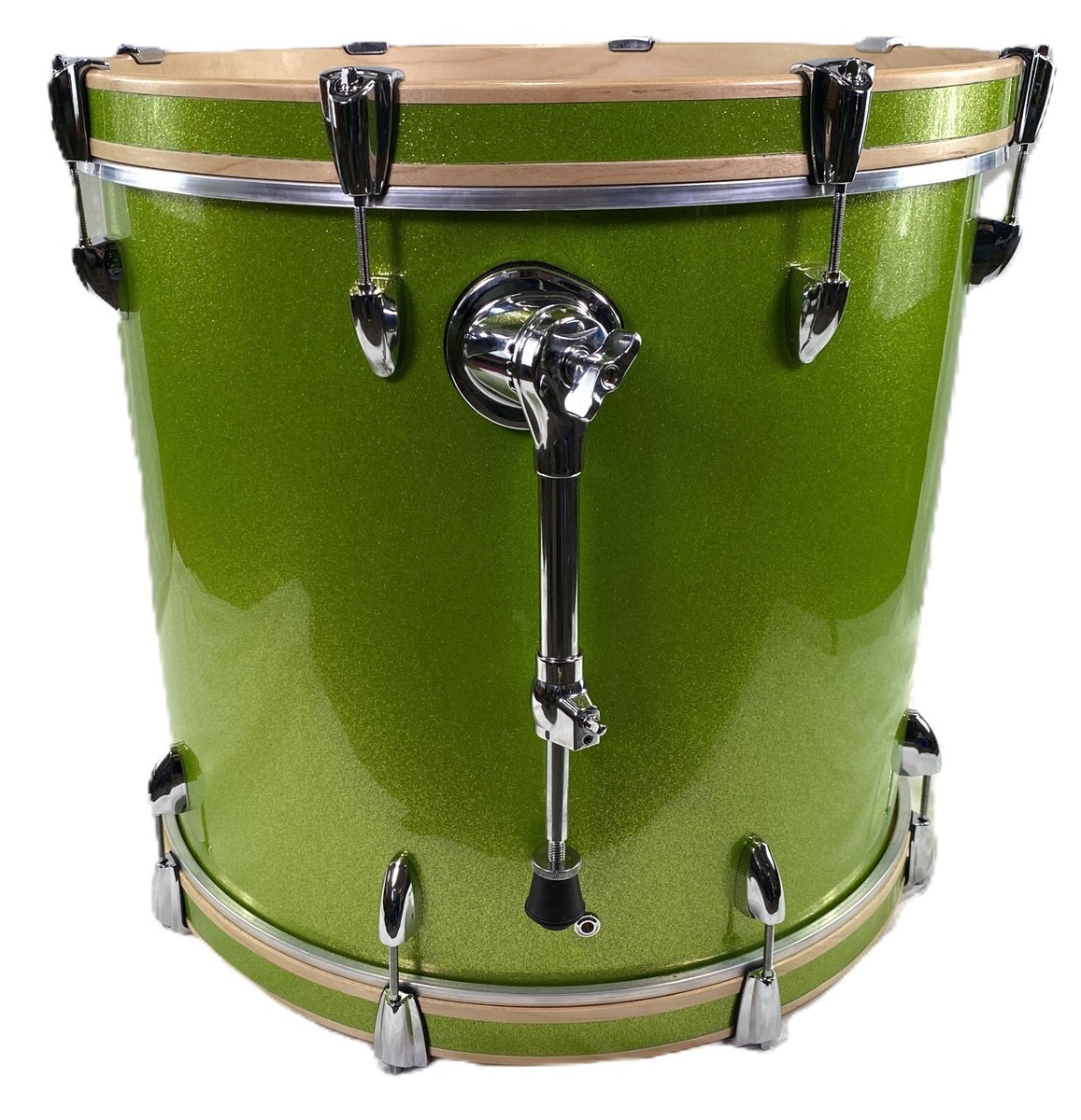 Click 6pc Maple Drum Set Lemon-Lime Misty Sparkle Shell Pack