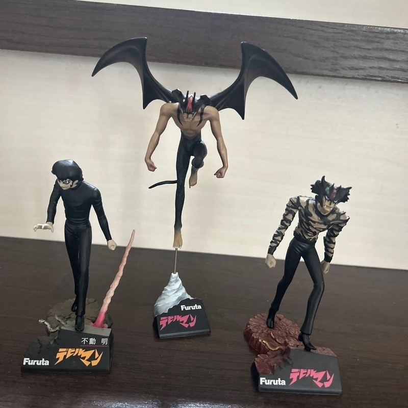 Devilman Figure Set 3 Pack Anime Toy Action Figure Collectible Rare Edition