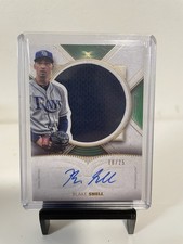 2021 Topps Definitive - Blake Snell Jersey Patch Auto Green /99 ARC-BSN