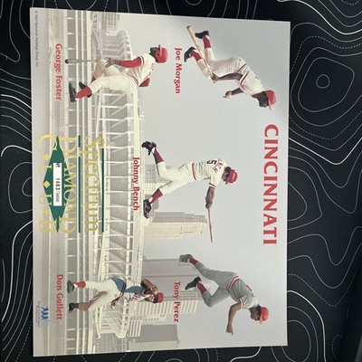 Cincinnati Spectrum Diamond Club 1993. Bench, Morgan, Foster, Perez, Gullett