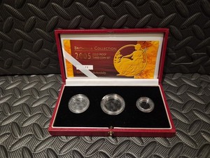Royal Mint Britannia Collection 3 Coin Gold Proof Coin Set Box/COA & Capsules