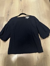 Loft NWT Top Navy Blue Sz Xs