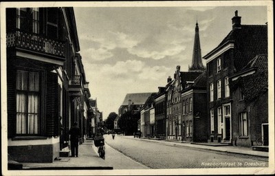 Postcard Doesburg Gelderland Netherlands, Koepoortstraat - 10825856
