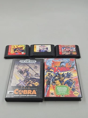 Vintage Sega Genesis Cartridges Lot Of 5 Games All Tested And Working Please...
