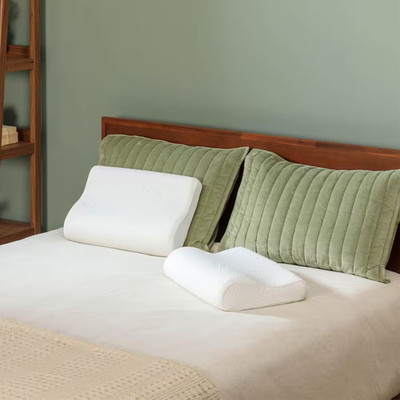 Tempur-Neck Extra Firm High-Profile Memory Foam Pillow, 2-Pack