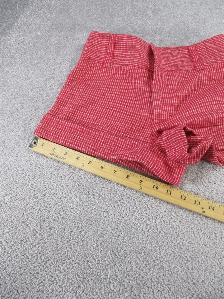 Pantalones Cortos Marc By Marc Jacobs Mujer 0 Rojo Blanco Algodón Mezcla Lana Puños 2" Foto 4 de 4