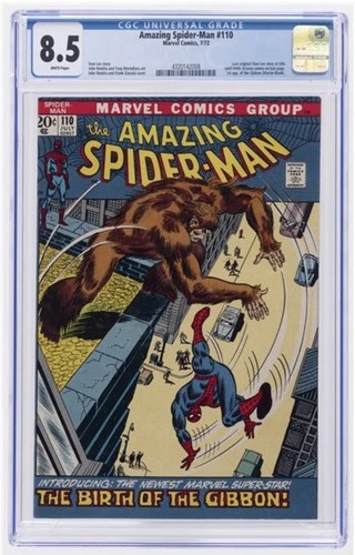 Amazing Spider-man #110 CGC 8.5