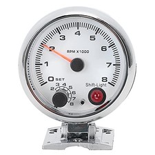 Automotive Tachometer, 7 Color Background Lights Car Tacho Gauge Meter 0-8000