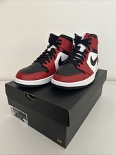 Nike Air Jordan 1 Mid Chicago Black Toe US8.5 EU42 554724 069