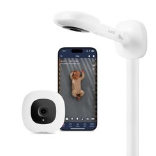 Pro Smart 1080p WiFi Baby Monitor Camera Wall Mount Video Audio