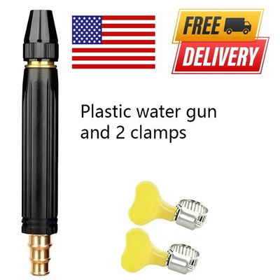 #ad Larnto High Pressure Hose Nozzle Water Gun for Car Wash Garden Pressure Booster $6.99