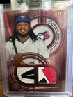 Vladimir Guerrero Jr. 2025 Topps Tribute Dual Relic Red /10 #DR-VGJ Nasty Patch