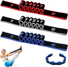 3Pcak Fitness Resistance Band for Stretching and Yoga, Number Stretch Resistance