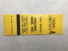 BD511 matchbook cover with white text reading “Corporate Office P.O. Box 1798 Fargo, ND 58107” and black cat logo.