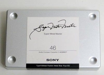 SONY C-46SMMST Super Metal Master Cassette Tape Audio 46 Minutes /Unused item