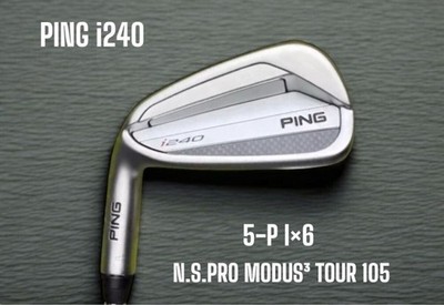 PING i240 2025 Lefty Iron Set 5-9,W / MODUS3 TOUR 105 S | eBay