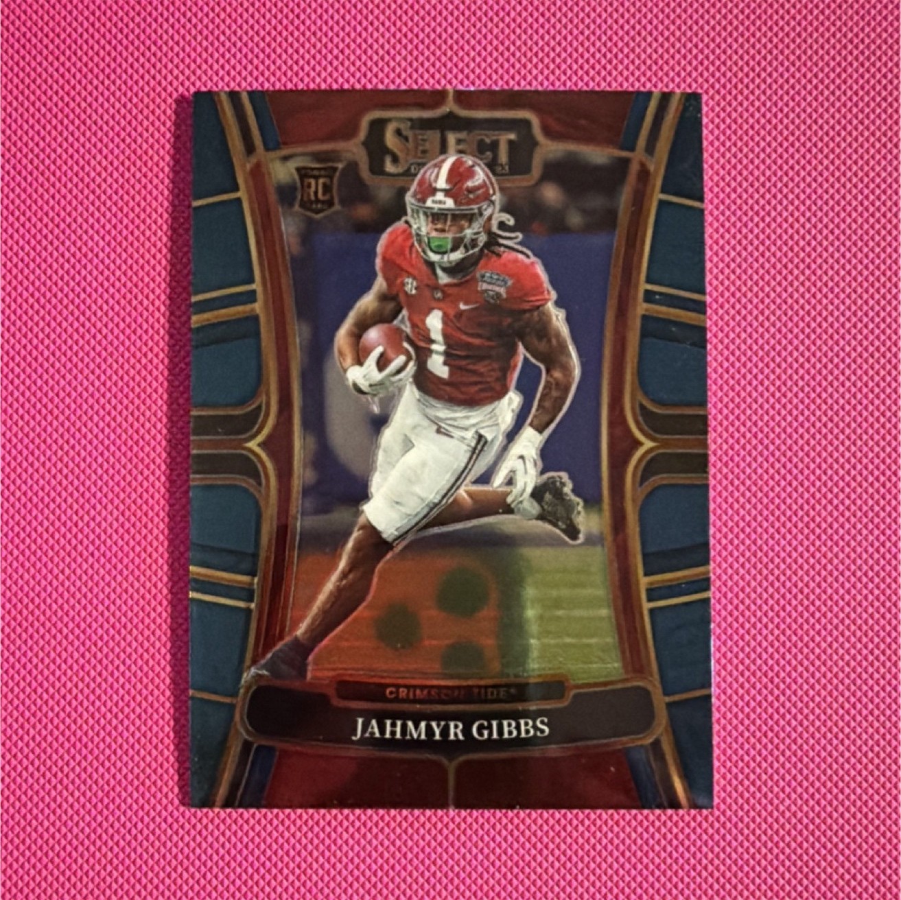 Panini 2023 Select Draft Picks Rookie Blue Concourse Jahmyr Gibbs #10 Alabama