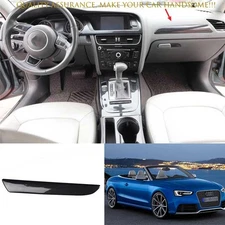 For Audi A4 A5 S4 S5 RS5 2008-2016 Carbon Fiber Console Co-Pilot Dash Strip Trim