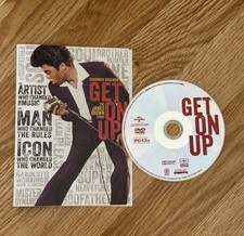 Get on Up (2014) DVD & Art NO CASE Drama Bio Comedy Chadwick Boseman James Brown