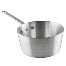 Winco Heavy-Duty Aluminum Tapered Sauce Pan, 3mm, 3.75 Quart
