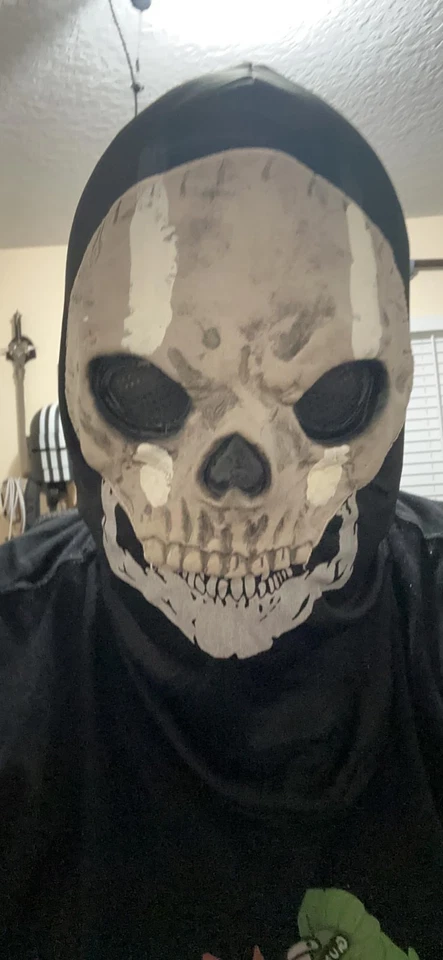 Call Of Duty Ghosts 骷髅头面具罩 COD Cosplay LARP 现实角色扮演 全新 — 第 4/4 张图片