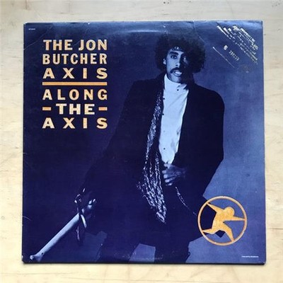 JON BUTCHER AXIS ALONG THE AXIS LP 1985 Decent copy with inner sleeve, light use