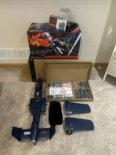 G.I. Joe Classified Series COBRA RATTLER Ground Attack Jet HASLAB No Figs HASBRO