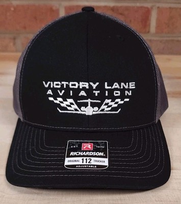 Victory Lane Aviation Concord NC Hat Cap SnapBack Trucker Richardson 112