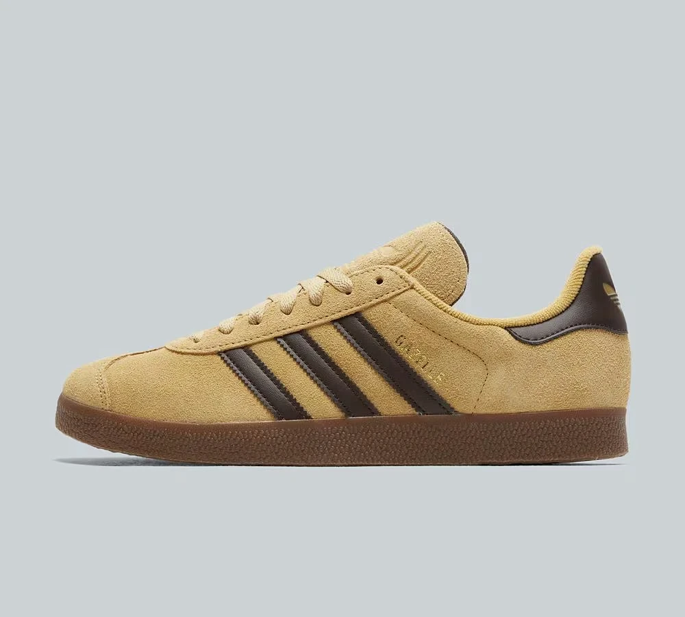 adidas Gazelle Indoor Golden Beige Brown Size UK 7 8 9 10 11 12 US New Trainers