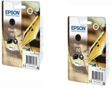 Epson 16 | Black | DURABrite Ultra Ink | SinglePack Cartridge | 2 x 5.4ml