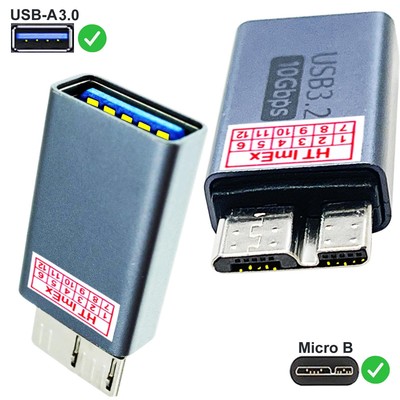 USB3.2 micro-B Adapter für HDD Extern ADATA AHD720-2TU3-CBL 2 TB SSD 2,5 Zoll