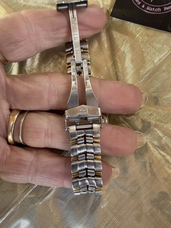 Tag Heuer 6000 Serie 2 Tonos Oro 18k Y Acero WH1352 Reparado Oct 2025 Excelente Foto 3 de 4