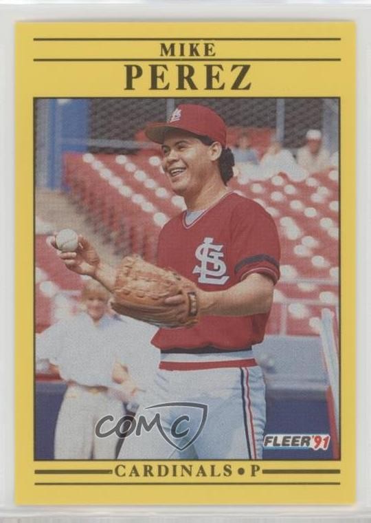 1991 Fleer Mike Perez #643 Rookie RC 14x1