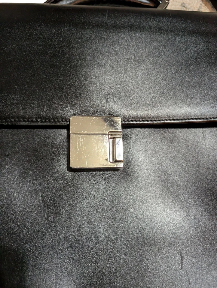 Montblanc Meisterstuck Briefcase With Lock and Removable Strap - Image 3 of 4