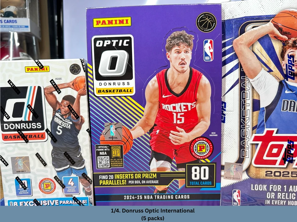 Philadelphia 76ers Hobby Box BREAK 23-26 NBA 1/2 Topps Basketball 1/4 Optic - Image 4 of 4