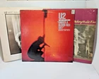 U2 Lot of 3 LPs - Under Blood Red Sky - Unforgettable Fire - Wide Awake America