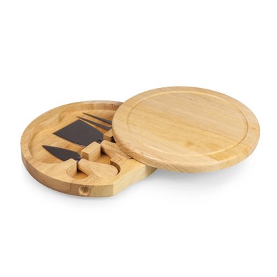 Picnic Time Toscana 4-Piece Brie Cheese Cuttings Board & Tools Set 878-00-505