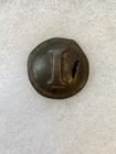 Original Dug Civil War Confederate Infantry Block I Coat Button