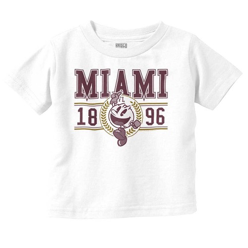 Retro PACMAN Video Arcade Game Miami Varsity Toddler Boy Girl Youth T Shirt Tee