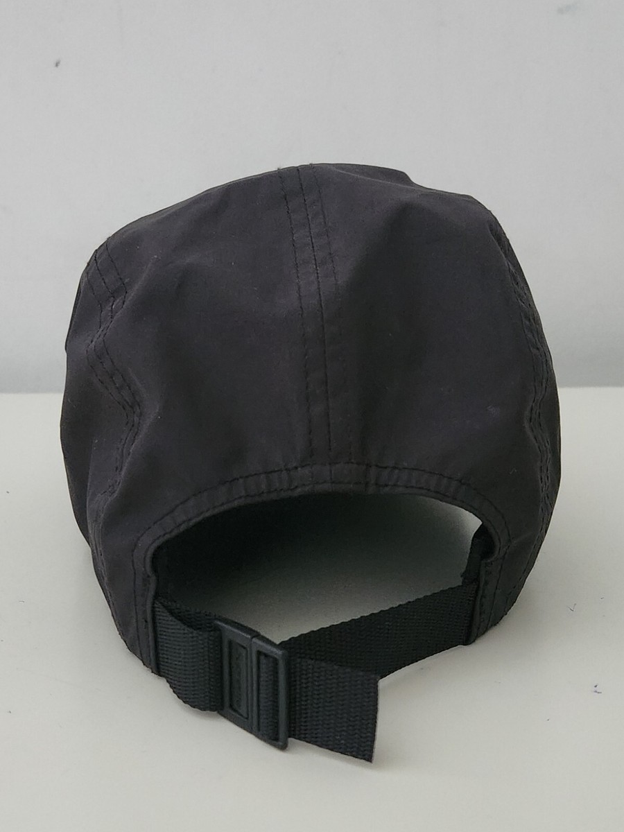 FW20 Supreme Inset logo Camp Cap Black Rubber Box logo Water