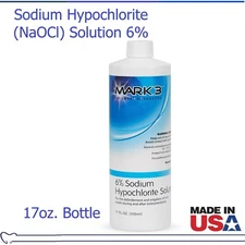 Dental Endo Sodium Hypochlorite Solution 6% 17oz. Bottle Root Canal Treatment