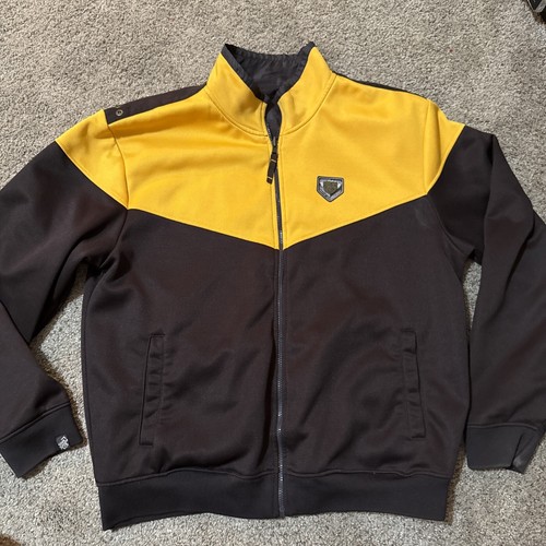 Chaqueta 5ive Jungle Co Reversible Y2K Gran Tamaño XXL Suelta Patinador Hiphop Bombardero - Imagen 11 de 13