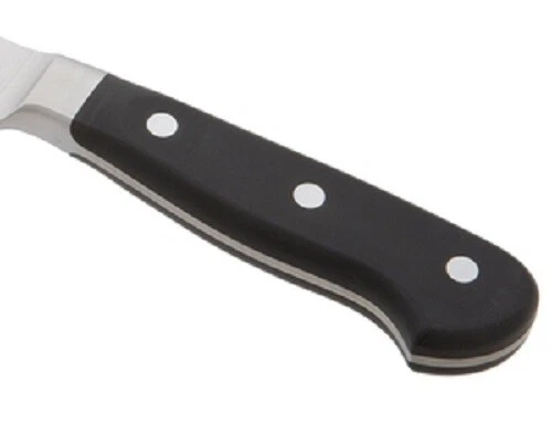 Renaissance 8" Forged Riveted Chef's Knife with Granton Edge - Image 2 of 3