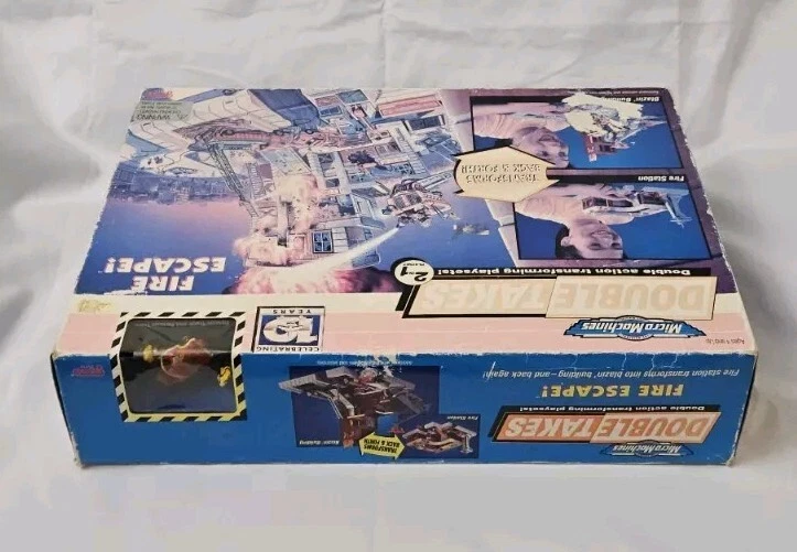 Vintage 1996 Galoob Micro Machines Double Takes Fire Escape 2 In 1 Playset New - Image 4 of 4