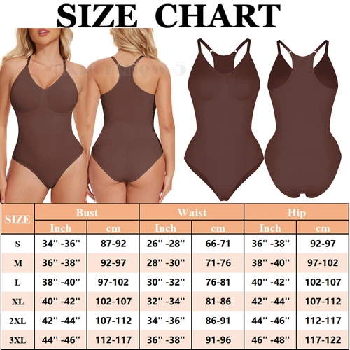 Bauchkontrolle Bodysuit Slip Sculpting Shaper Tank Top Bodys Snatched Waist - Bild 47 von 66