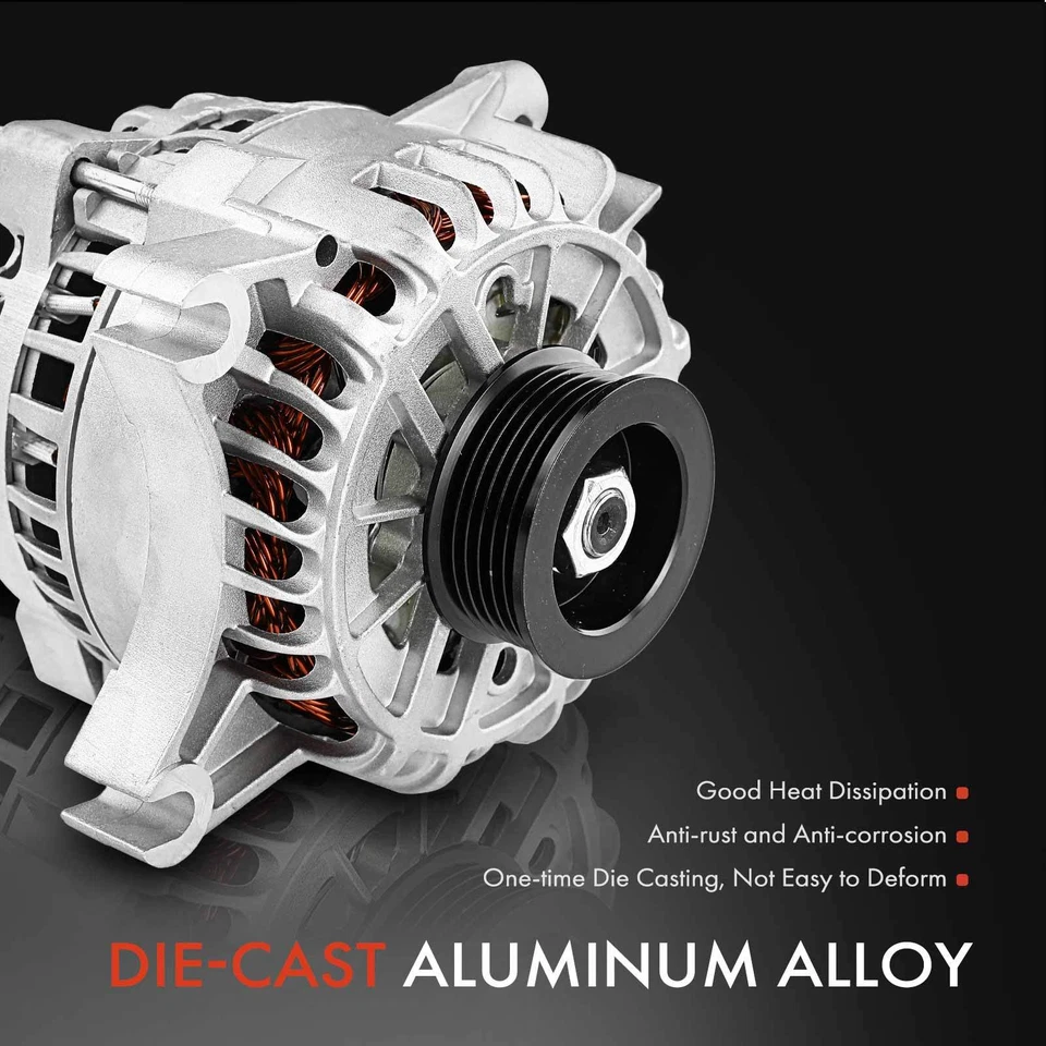 Alternador para Ford E-150 E-250 04-08 E-150 Club Wagon E-350 E450 135 Amp/12V CW Foto 4 de 4